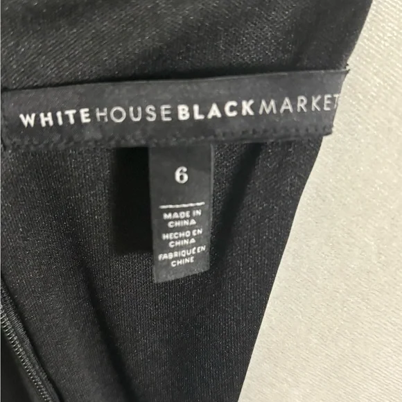 White House Black Market Elegant Black Garment - Picture 4 of 5